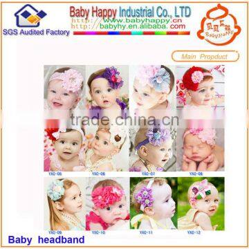 Fashion Flower Top Baby Headband