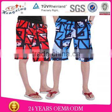 Hot Sale Fashion 100% Cotton Wholesale Mens Couple Beach Shorts