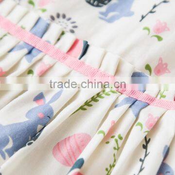 ShiJ Teenage Girls Clothing Sweet Sleeveless Print Kids Dress photo-4