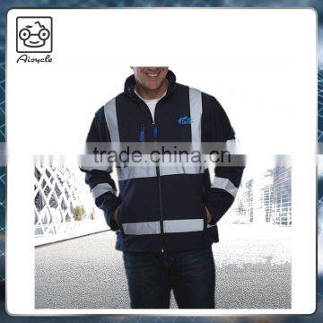 EN20471 High quality reflective Men's ANSI Class 3 Waterproof Parka Jacket