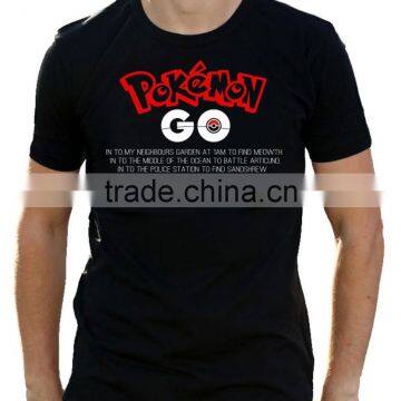Wholesale Pokemon Go Fashion New Design T Shirt Pikachu Shirt
