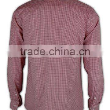 100% Cotton Design China Made Red Long Sleeve Men Fashion Designer Shirts photo-3