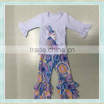 Toddler Easter Outfit 2017 Girls Boutique Remake Clothing Sets Spring Wholesale Children's Boutique Clothing photo-2