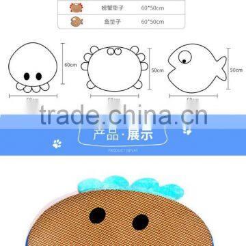 Wood Summer Pet Cool Mat Funny Birds Fish Shape Seat Cushion photo-4