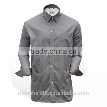 Contrast Shirt 100%cotton Shirt Man Shirt With Tailor's Loop photo-3