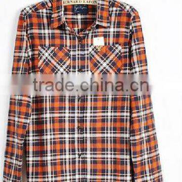 new design shirts 2014 blouses plaid shirt for women western plaid shirts