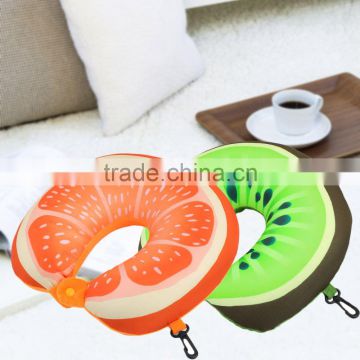 Soft U Shape Cushion Journey From Watermelon Kiwifruit Orange Fruit Cushions Tourism Neck AutoTravel Pillows