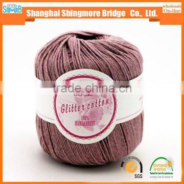 Yarn Supplier Best Sales Good Quality Acrylic Polyester Lurex Cotton Yarn for Hand Knitting photo-5
