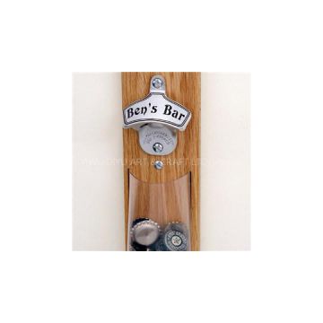 Wall Mount Bottle Opener With PVC Bag Catcher DY-BO16