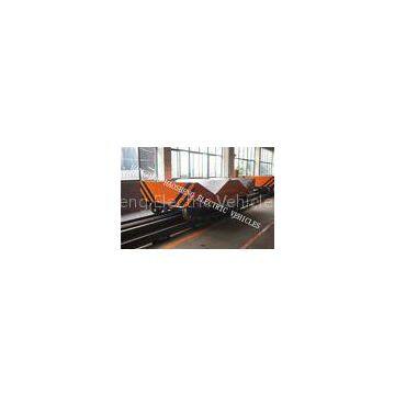 W Type Rail Flat Car Rail DC Voltage 36V Wireless / Line Control 50 Tons Load