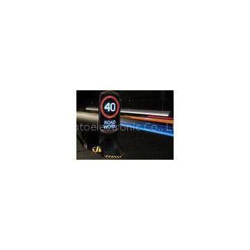Low Power Consumption Customized Variable Speed Limit Signs 2mm Aluminium Housing