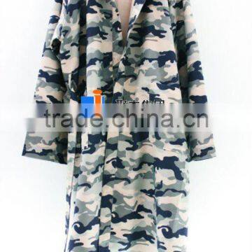 camouflage pattern microfiber bathrobe