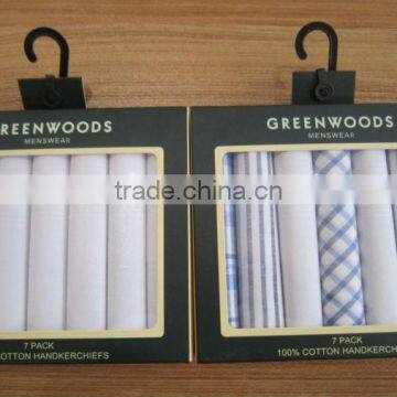 Gentelmen handkerchief 100% cotton handkerchief manufacturers