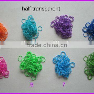 European top selling DIY rubber loom bands loom refill rubber bands