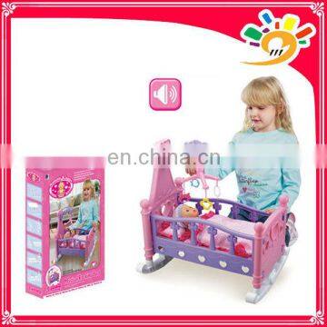 New Design Musical Kids Butterfly Rocking Bed Toys Without Doll