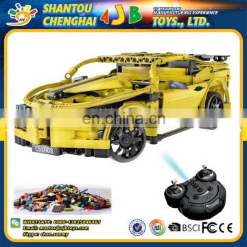 C51007W 419pcs remote control diy building ABS blocks car