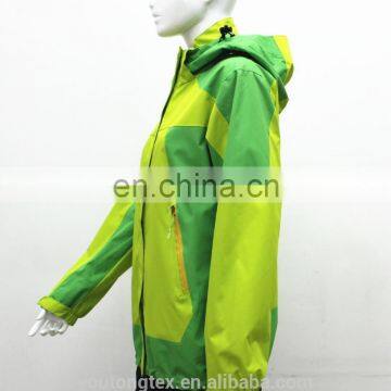 Water resistant wind resistant breathable women's jacket