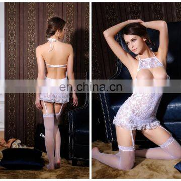 white lingerie set high quality