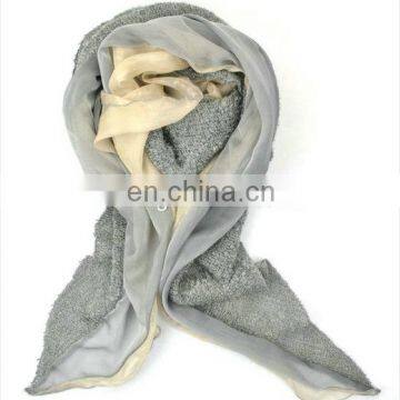 New style 100 polyester plain scarf,maxi scarf