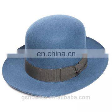 High Crown Bowler Merino Wool Felt Hat Blank Hat Wholesale China photo-6
