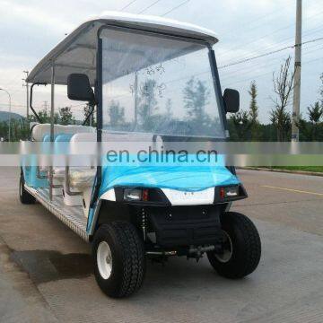 CE certificate approved Ten seat electric sightseeing cart golf cart