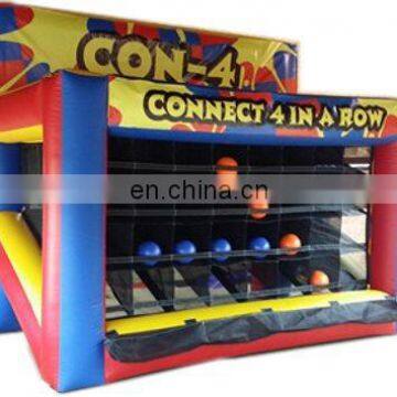 Inflatable connect 4 in a row carnival games