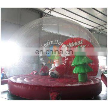Hot Sale Christmas Decoration Red Inflatable Snow Ball