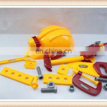 kids plastic toy tool set,hat toy helmet