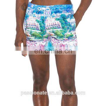 High quality private logo 4-way stretch swim trunks