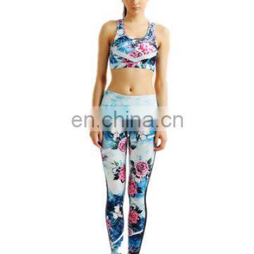 Wholesale New Style Custom Printing Sublimation 4 Needles 6 Thread Women Yoga Set photo-4