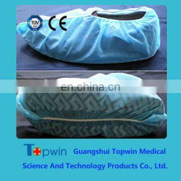 Non skid non-woven shoe cover