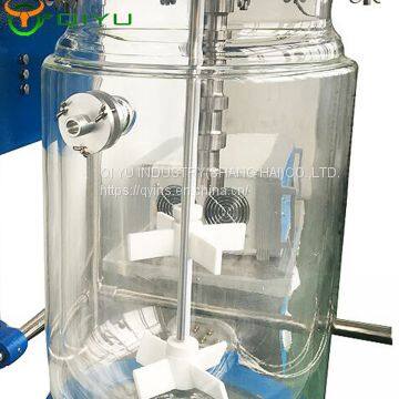 Customized Glass Reactor Ultrasonic Reaction Kettle Double Layer Reactor photo-5