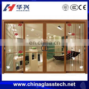 CE certificate aluminum profile used commercial glass door