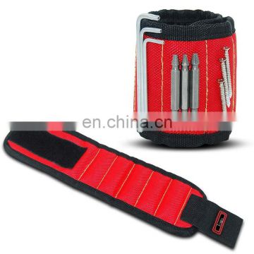 Magnetic wristbands tool holder belt for holding screws and small tools