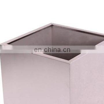 Large indoor copper stainless steel planter box for decor