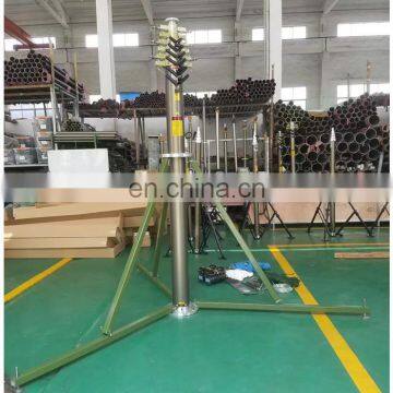 8m mobile pneumatic telescopic mast pole