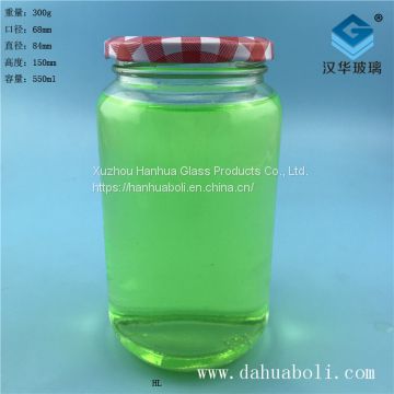 550ml can glass bottle manufacturer, glass pickle bottle wholesale