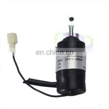 Fuel Cut off Solenoid 15471-60010 for Kubota B1250 B1750 L2900 L4200 F2100