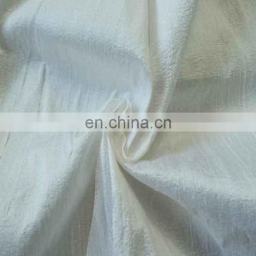 Chinese supplier 100% polyester dupioni taffeta fabric for curtain, pillowcase