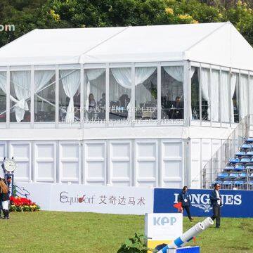 10-25 m Width A Shape Aluminum Double Decker Tent Used for Outdoor Sports Show,office,factory and Event photo-4