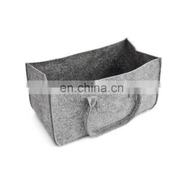 Durable Felt Home Storage Basket Firewood Log Basket photo-3