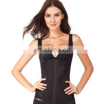 Women's Plus Size Reinforced Ultra-thin Waist Slimming Lady Training Double Layer Breathable Lace Body Shaper