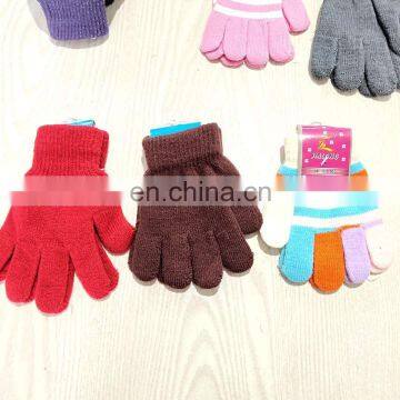 Cheap Kid Glove Warm Knitted Magic Gloves Colorful Mittens for Student Kids Glove Knitted Kids Winter Gloves photo-4