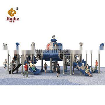 2020 Children Top Quality Newest Fun Plastic Kids Outdoor Playground Equipment with Swing and Slide