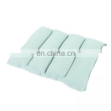 New Design Home Decor Green Four Folded Multi Function Polystyrene Car Seat Cushions Travel Pillow With Zipper photo-3