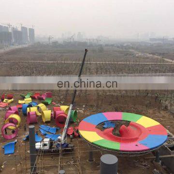 Huge Outdoor Water Slide Fiberglass Bowl Slide For Summer Entertainment photo-5