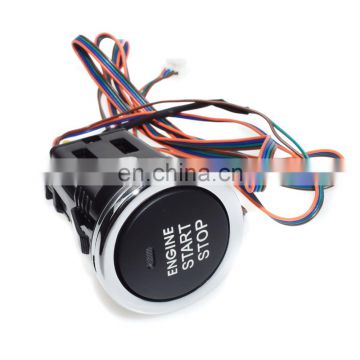 Free Shipping! Universal Keyless Engine Ignition Start/ Stop Switch Push Start Keyless Switch with Wire for Chevrolet Honda