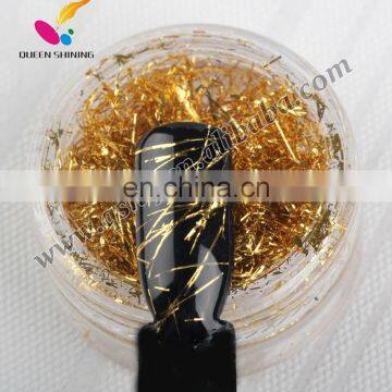 Queen Shining New Foil Wire Colorful Silk Ornament for Beauty Nail Art photo-3