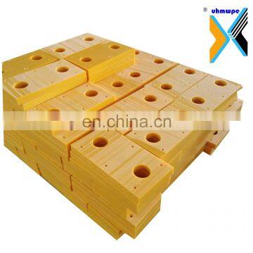 Marine Wall Panel Lock Entrance and Wall Protection - Curved and Bent Uhmwpe Marine Front Panel UHMW-PE Sliding Plates