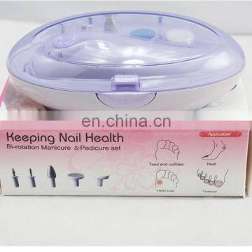 Personal Care Two Speed Electric Nail Care Beauty Tools Device Pedicure Set photo-2